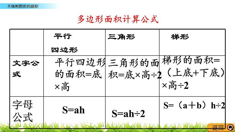 5.10 《不规则图形的面积》 课件第3页