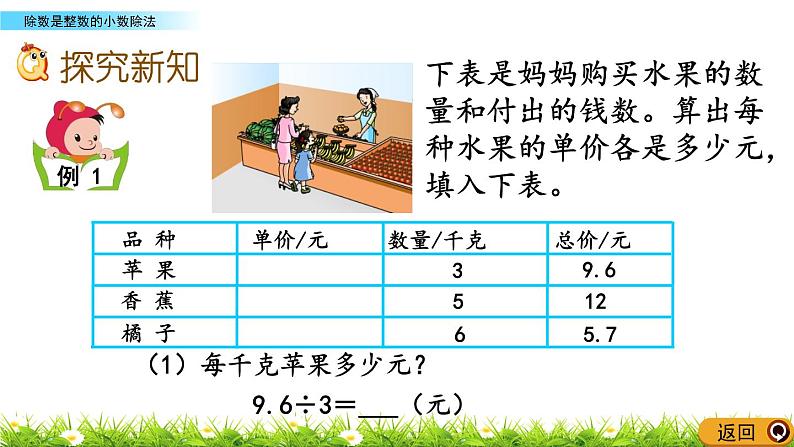 5.4 《除数是整数的小数除法》 课件第3页