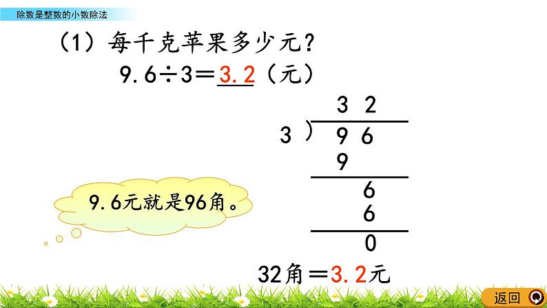 5.4 《除数是整数的小数除法》 课件第4页