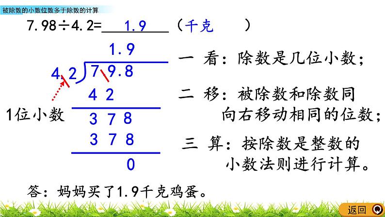 5.11 《被除数的小数位数多于除数的计算》 课件第7页