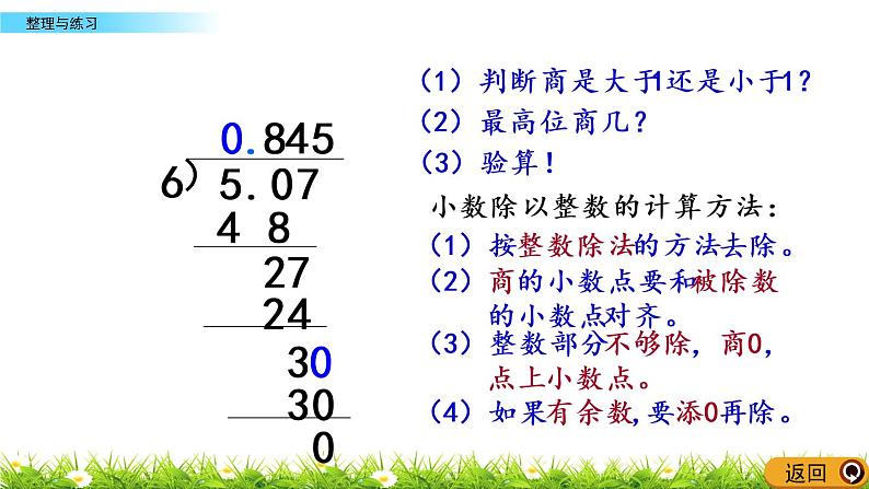 5.18 《小数乘法和除法---整理与练习》 课件08