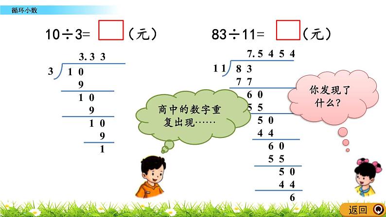 3.6 《循环小数》 课件04