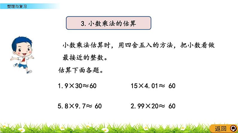 1.14 《小数乘法---整理与复习》 课件05