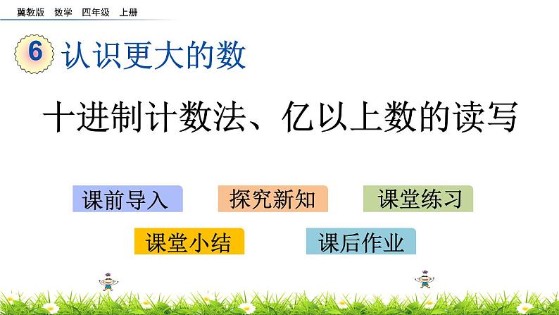 6.6 十进制计数法、亿以上数的读写  PPT课件01