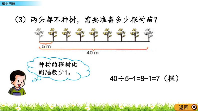 9.1 植树问题  PPT课件06