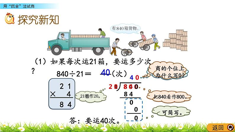 7.4 用“四舍”法试商  PPT课件06