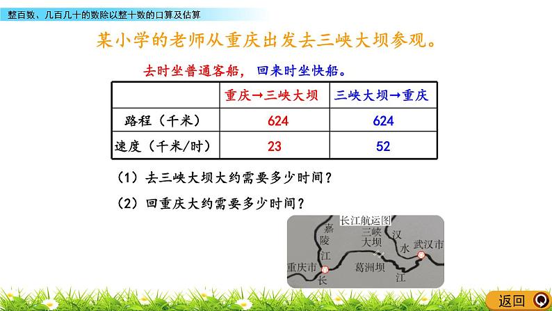 7.1 整百数、几百几十的数除以整十数的口算及估算  PPT课件第8页