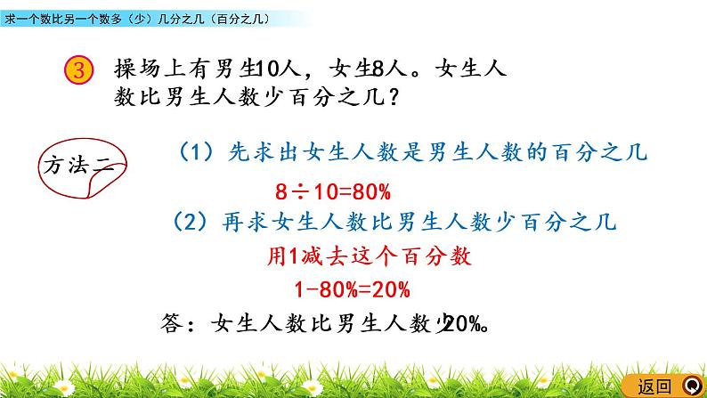 4.5 《 求一个数比另一个数多（少）几分之几（百分之几）》PPT课件06