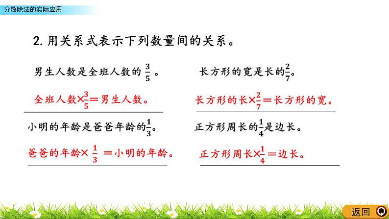 2.4 《 分数除法的实际应用》PPT课件07