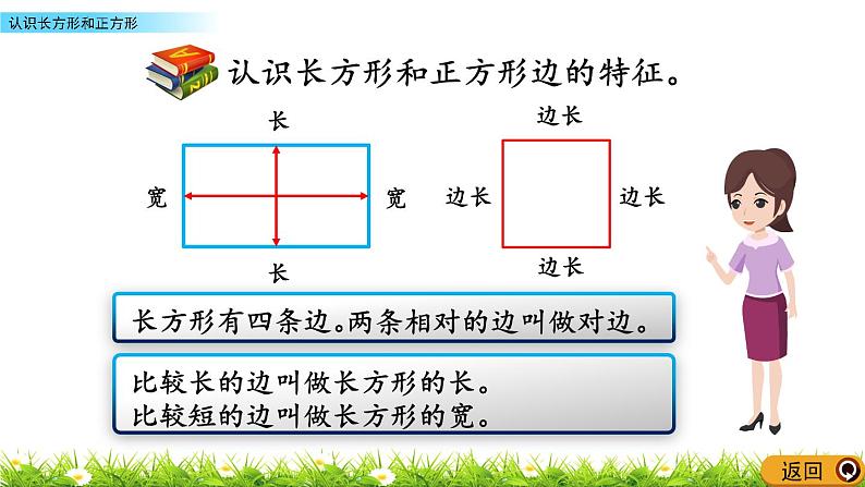 6.1.1 认识长方形和正方形  PPT课件第4页