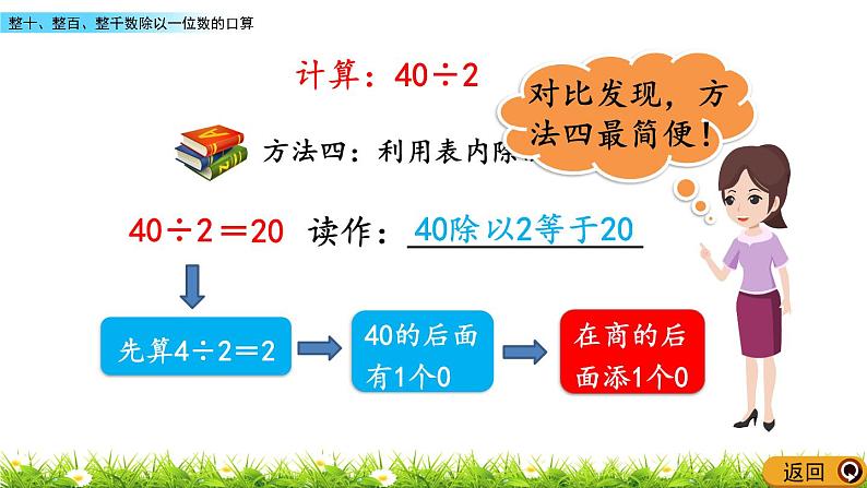 3.1 整十、整百、整千数除以一位数的口算  PPT课件07