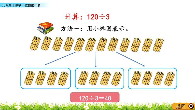 3.2 几百几十除以一位数的口算  PPT课件04