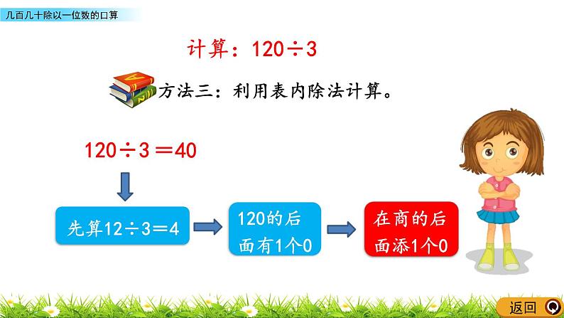 3.2 几百几十除以一位数的口算  PPT课件06