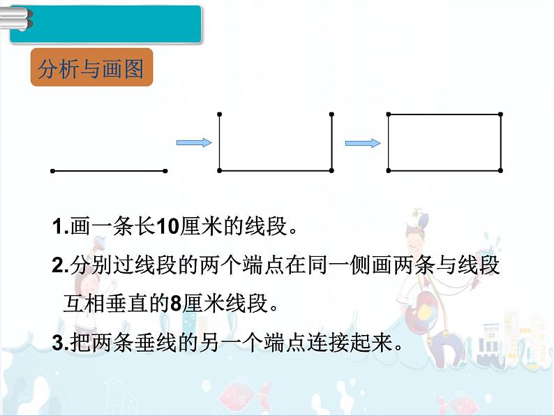 5、第3课时《画长方形》课件第5页