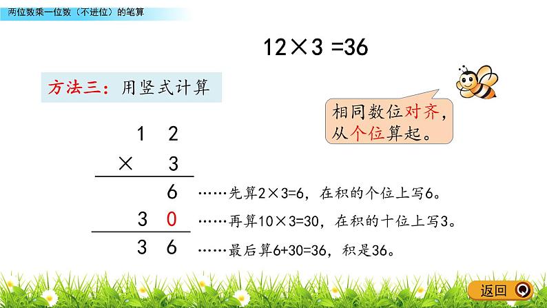 2.2《 两位数乘一位数（不进位）的笔算》课件06