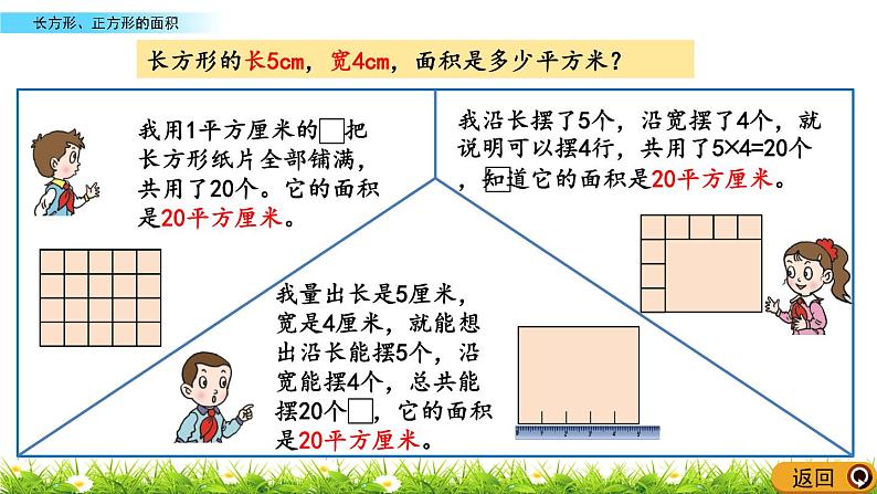 9.2 《长方形、正方形的面积》课件第4页