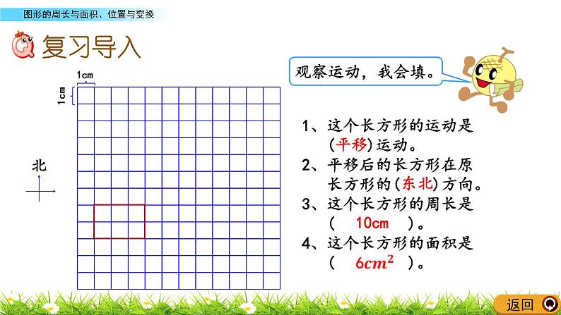 总复习《 图形的周长与面积、位置与变换》课件第2页