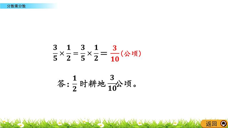 1.3 《 分数乘分数》PPT课件08