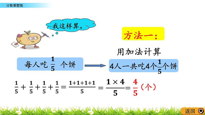 1.1 《 分数乘整数》PPT课件05