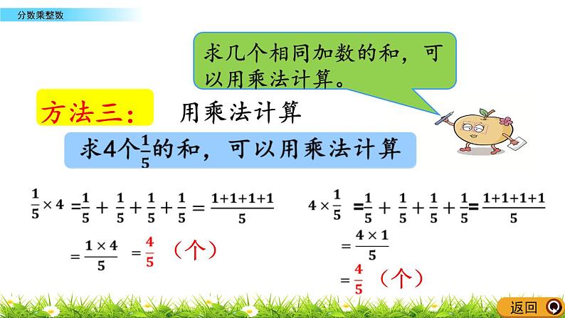 1.1 《 分数乘整数》PPT课件07