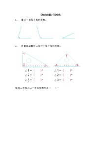 小学八 垂线与平行线同步测试题