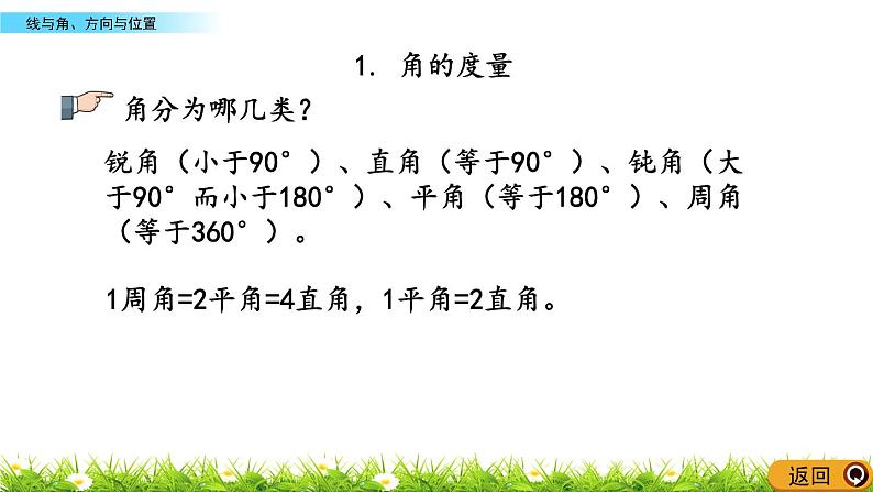 11.4 线与角、方向与位置  PPT课件06