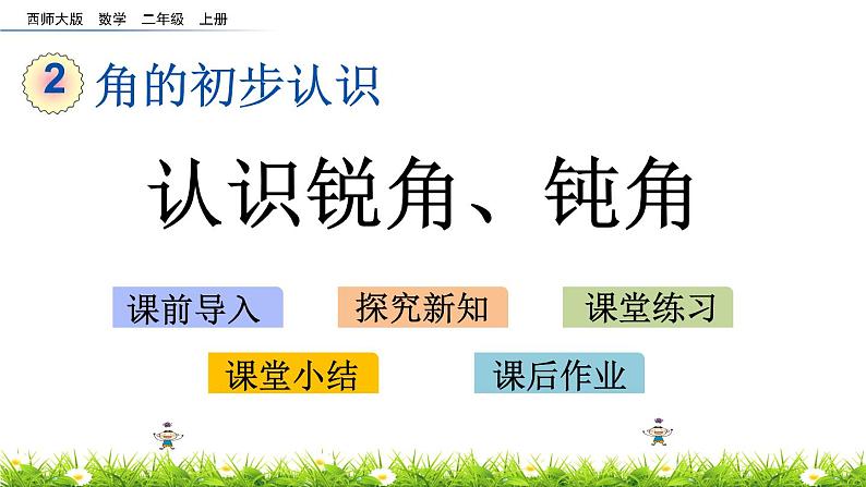 2.2《认识锐角、钝角》课件01