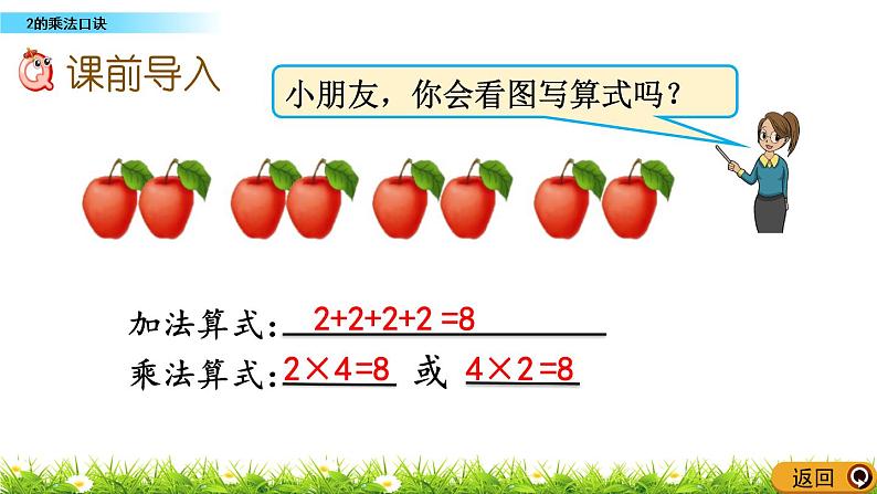 1.4 《2的乘法口诀》课件第2页