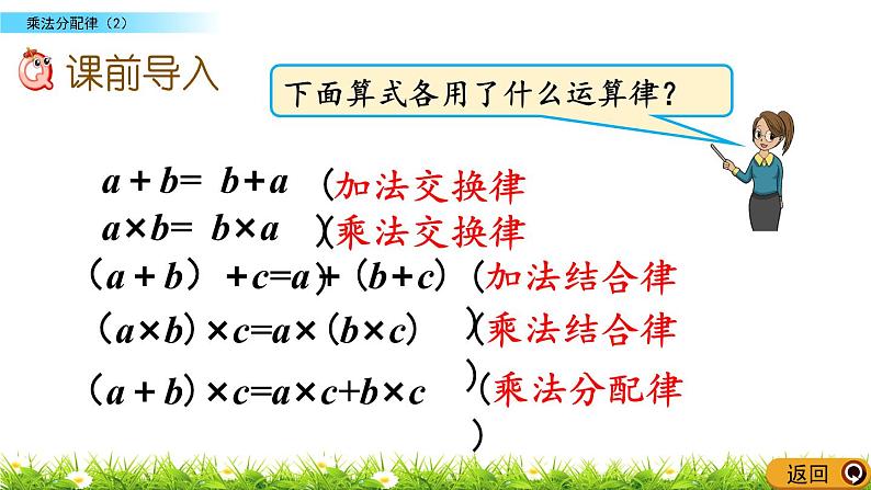 4.7 乘法分配律（2）  PPT课件02