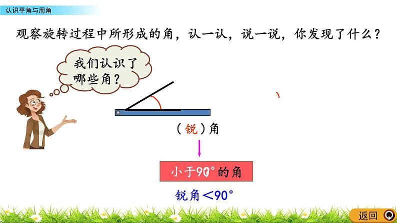 2.4 认识平角与周角  PPT课件第4页