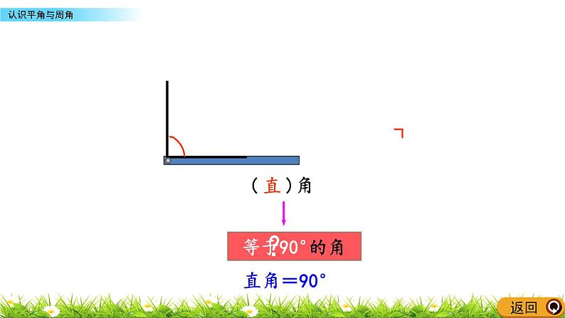 2.4 认识平角与周角  PPT课件第5页