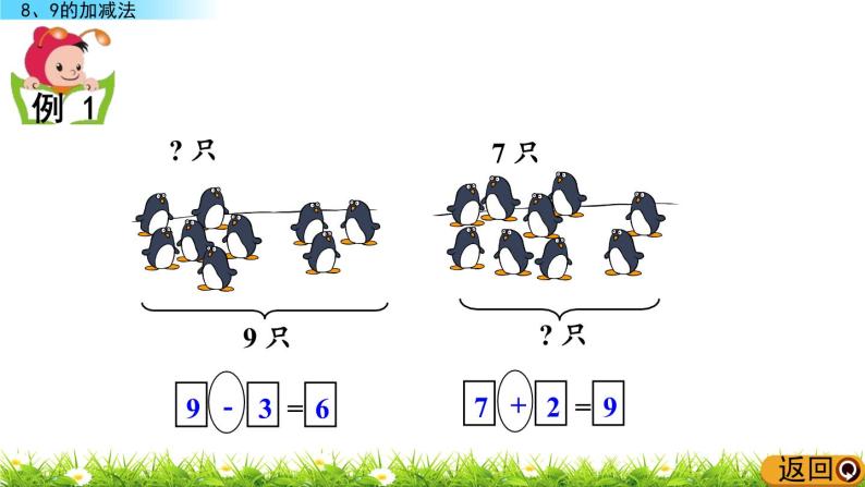 青岛数学一上：3.7《 8、9的加减法》课件08