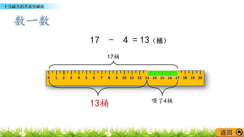 青岛数学一上：5.4《 十几减几的不退位减法》课件05