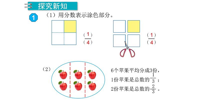 人教版数学三年级上册：8.3 分数的简单应用（1）  课件(共24张PPT)03