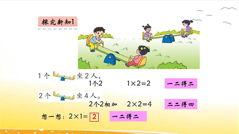 3.2  1-4的乘法口诀  课件第6页