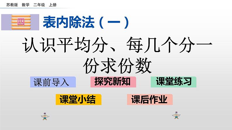 4.1《认识平均分、每几个分一份求份数》课件01