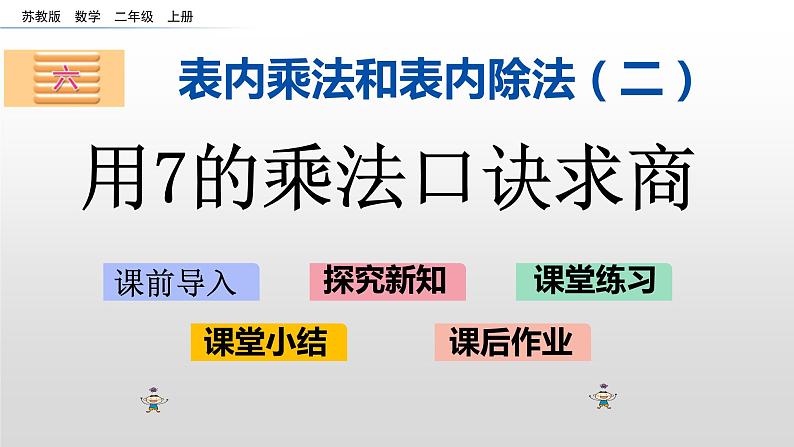 6.2《用7的乘法口诀求商》课件第1页