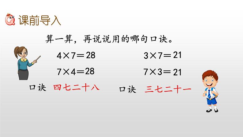 6.2《用7的乘法口诀求商》课件第3页