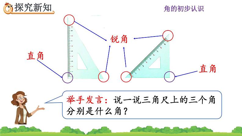 人教版二年级上册 第三单元4.《用一副三角尺拼出一个钝角》课件03