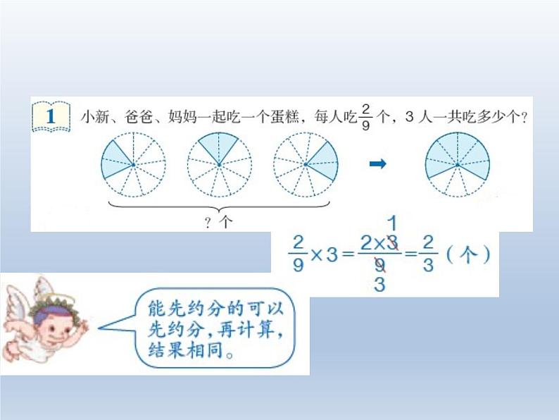 第一单元 课时2 分数乘整数第4页