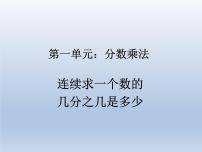 人教版六年级上册1 分数乘法课堂教学课件ppt