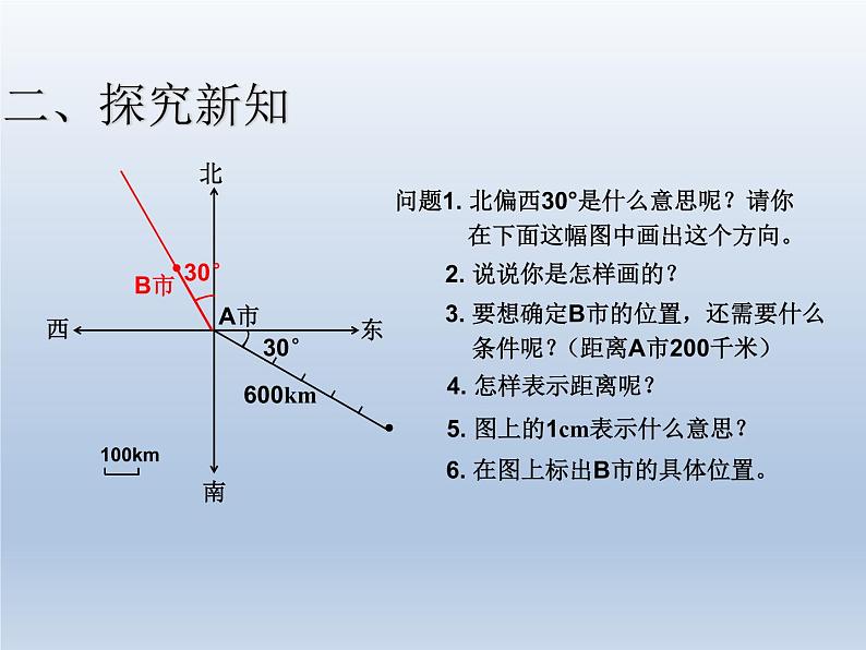 第二单元   课时3  例2根据方向和距离—PPT课件03