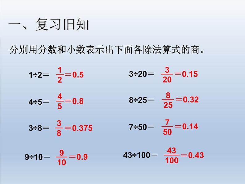 第六单元 课时2 求百分率（分数或小数化成百分数）精品PPT课件02