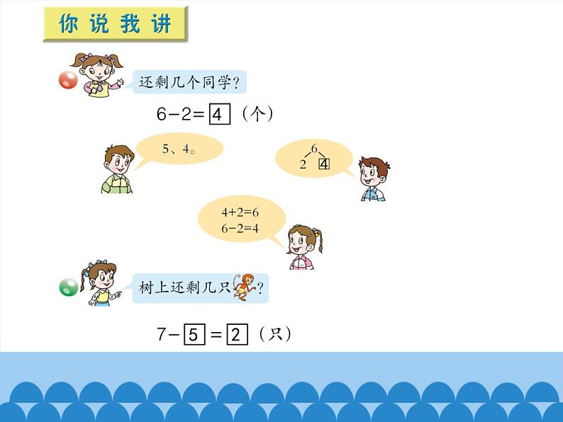 一年级上册数学课件 三、走进花果山——10以内的加减法 青岛版（五四学制）03