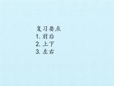 一年級上冊數(shù)學(xué)課件 四 有趣的游戲——認(rèn)識(shí)位置 復(fù)習(xí)課件 青島版（五四學(xué)制）