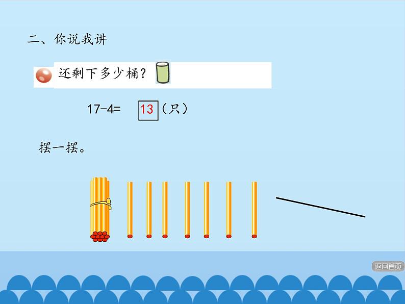 一年级上册数学课件 五、海鸥回来了——11—20各数的认识 第三课时 青岛版（五四学制）第5页