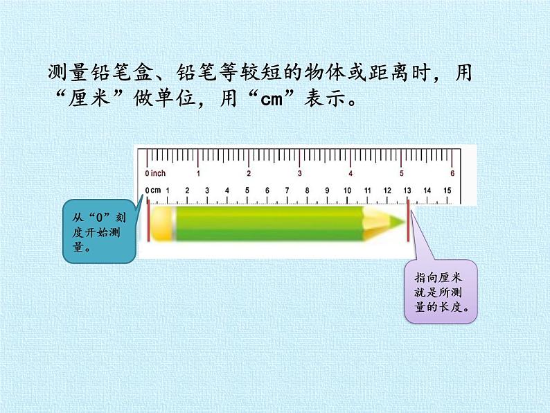 一年级下册数学课件 八 阿福的新衣——厘米、米的认识 复习课件 青岛版（五四学制）03