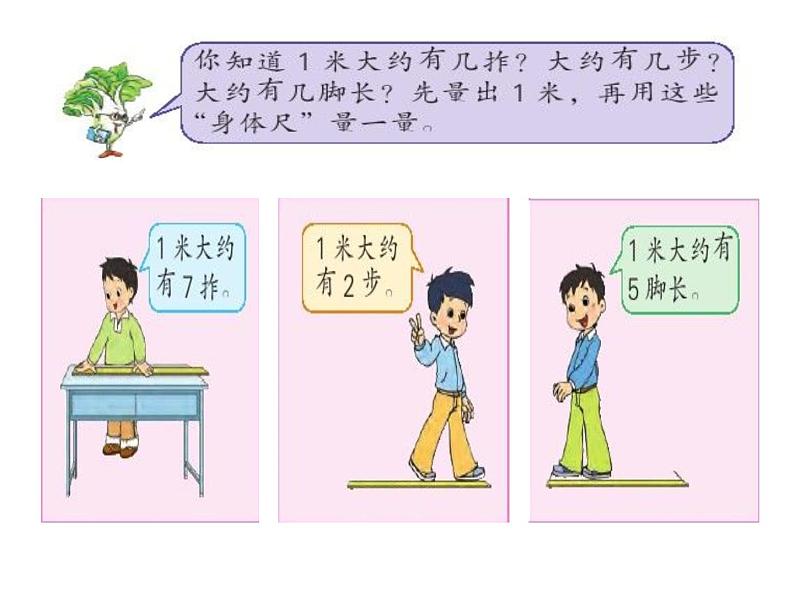 一年级下册数学课件 我们身上的小尺子 青岛版（五四学制）03