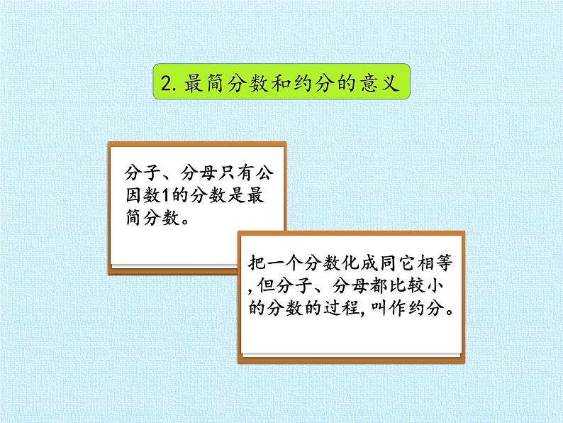 五年级上册数学课件 二 关注环境——分数加减法（二）复习课件  青岛版（五四学制）04