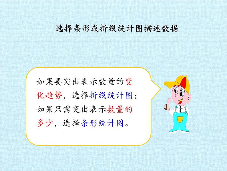 四年级下册数学课件 八 绿色家园——折线统计图 复习课件 青岛版（五四学制）05